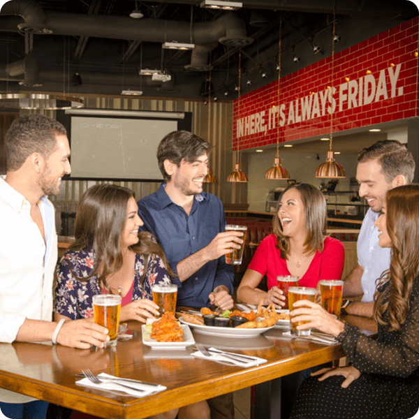 TGi Fridays Food